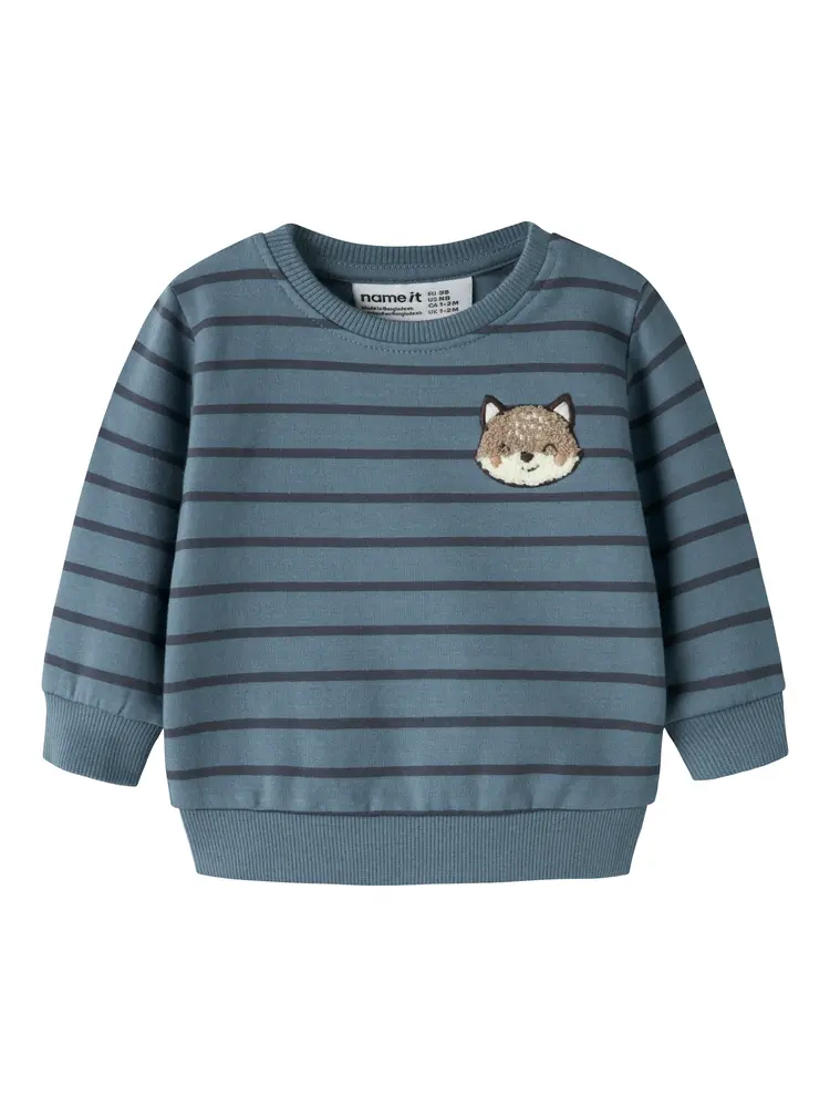 Naddel Sweatshirt Blue Mirage 68 fra Name It