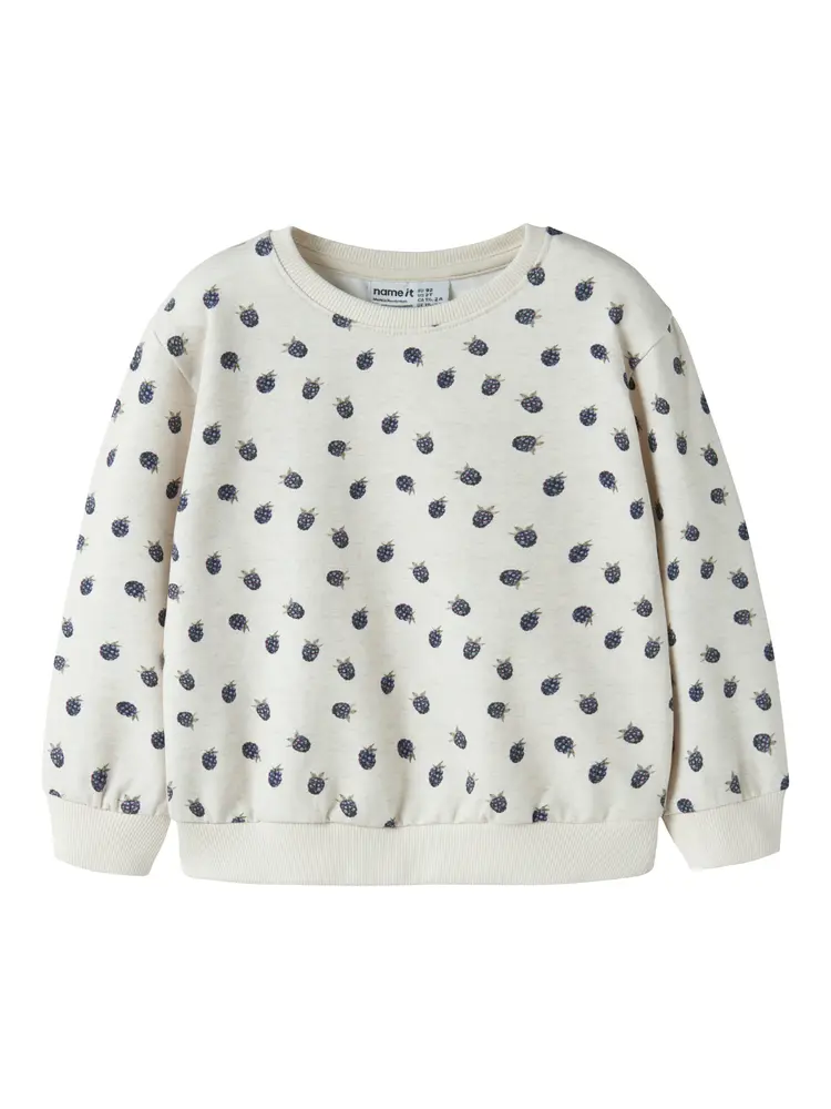 Omer Sweatshirt Peyote Melange 92 fra Name It