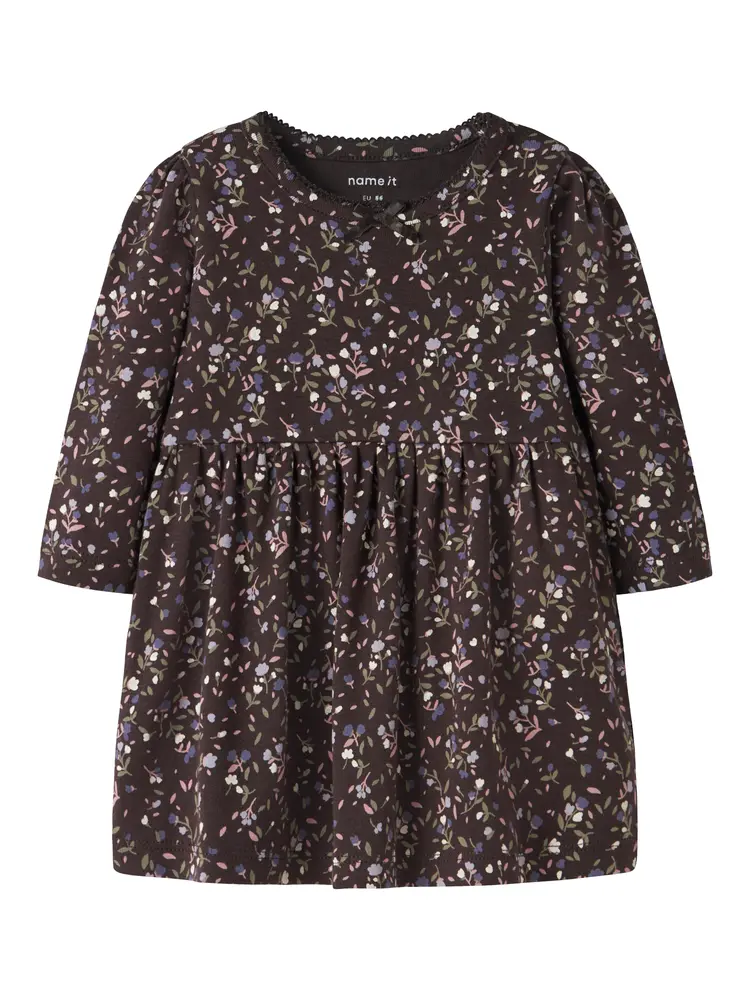 Oceana Kjole   Chocolate Plum   68 fra Name It