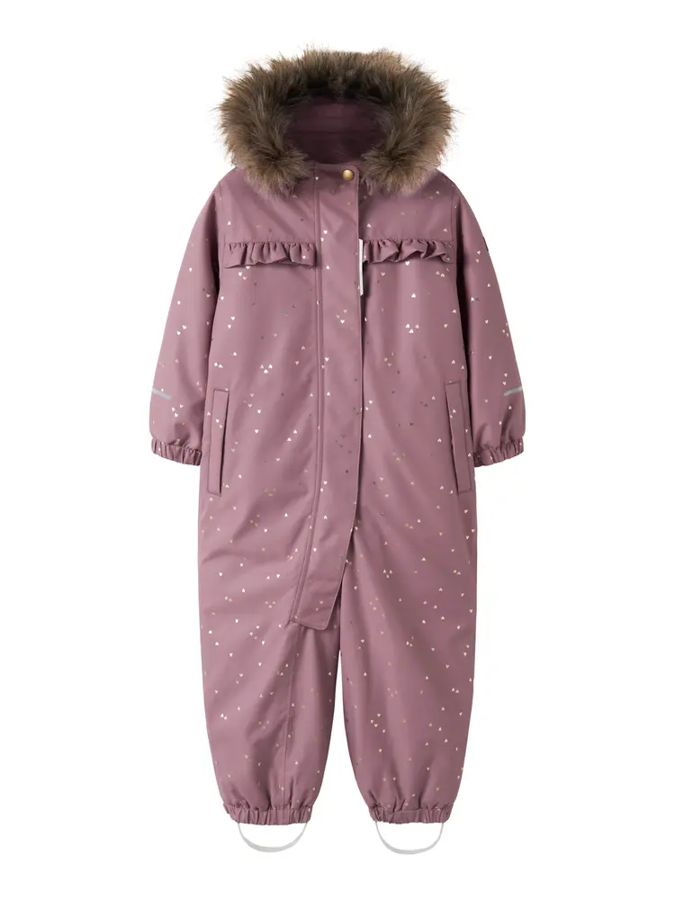 Snow10 Glitter Flyverdragt   Wistful Mauve   80 fra Name It