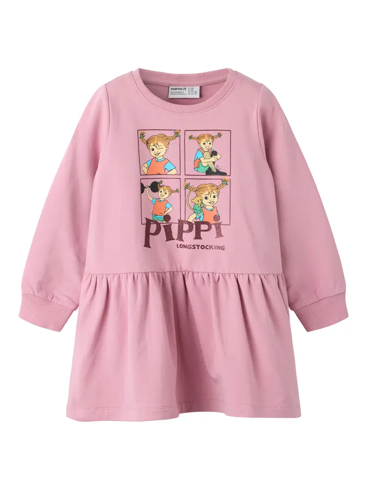 Asta Pippi Kjole   Lilas   86 fra Name It
