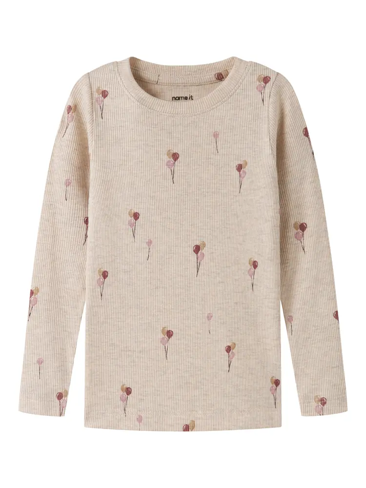 Nabila Bluse Peyote Melange 86 fra Name It