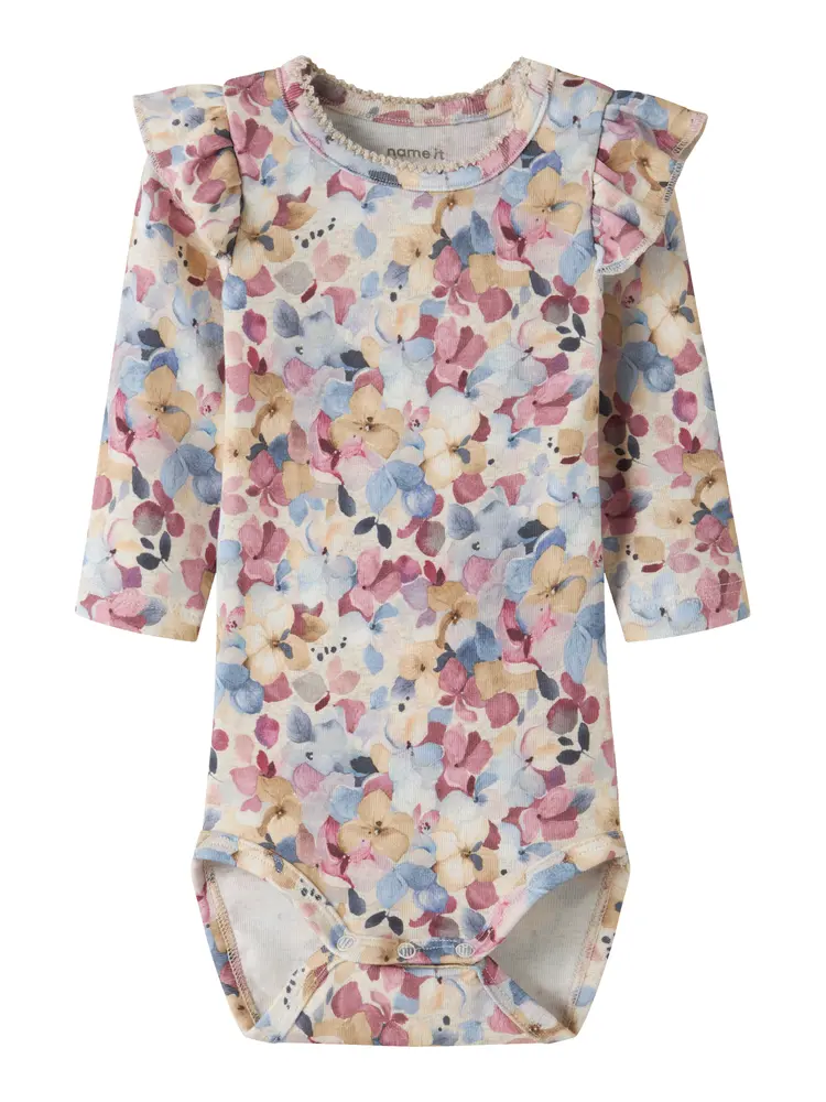 Nadena Langærmet Body Peyote Melange 56 fra Name It
