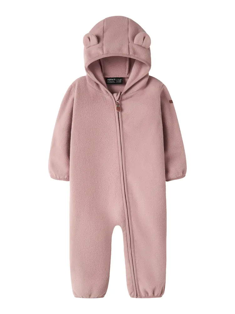 Meeko Fleece Dragt Woodrose 50 56 fra Name It