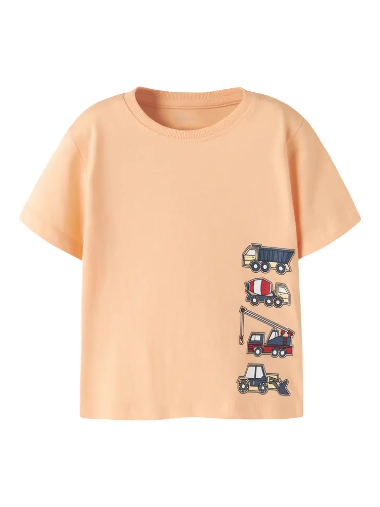 Vagno T Shirt   Peach Fuzz   116 fra Name It