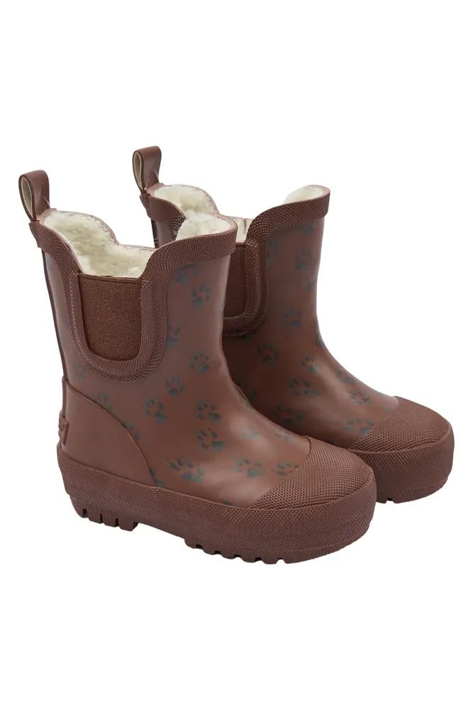 Brook Termo Gummistøvle   Tortoise Shell Paw    28 fra Pompom