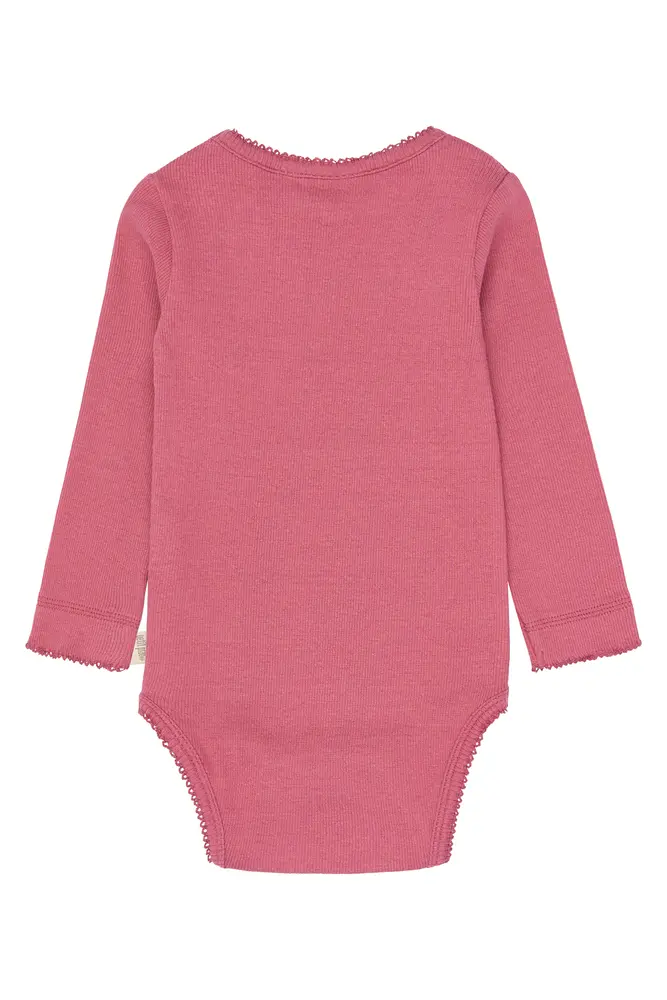 Sea Langærmet Body   Mauvewood   86 Cm fra Petit Piao