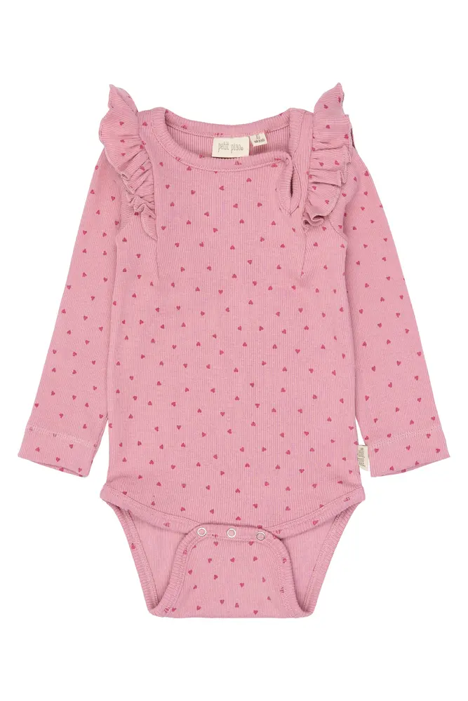 Sonja Langærmet Body Rose Elegance Heart 56 Cm fra Petit Piao