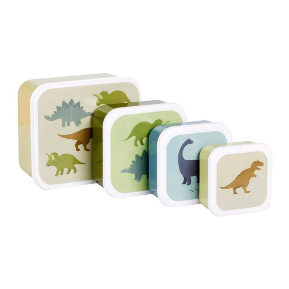 Lunch & Snack Box Set   Dino fra A Little Lovely Company