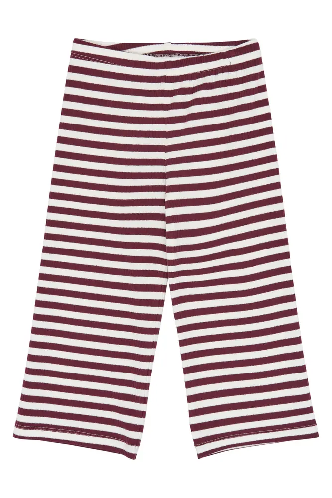 Fro Wide Rib Bukser   Gardenia Striped   86 fra The New Siblings