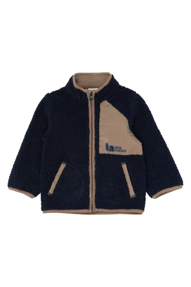Stormy Uni Teddy Jakke Navy Blazer 92 fra The New Siblings
