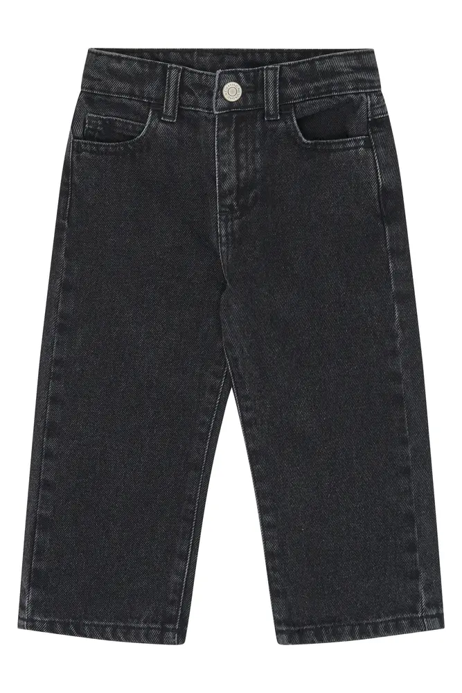 Valu Baggy Fit Jeans Black Denim Wash 86 fra The New Siblings