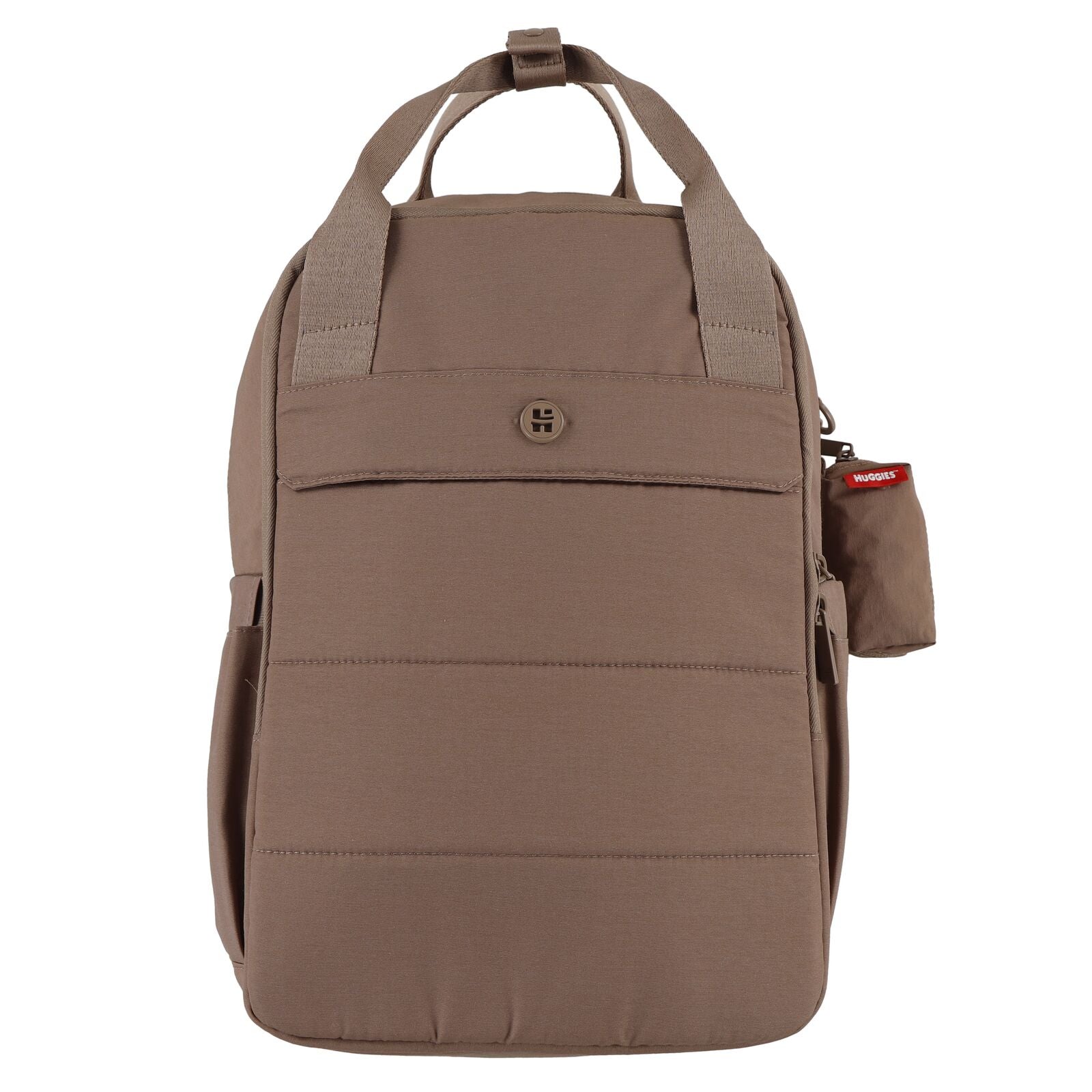 Tiny Traveler Diaper Backpack Brown Ochre fra Huggies