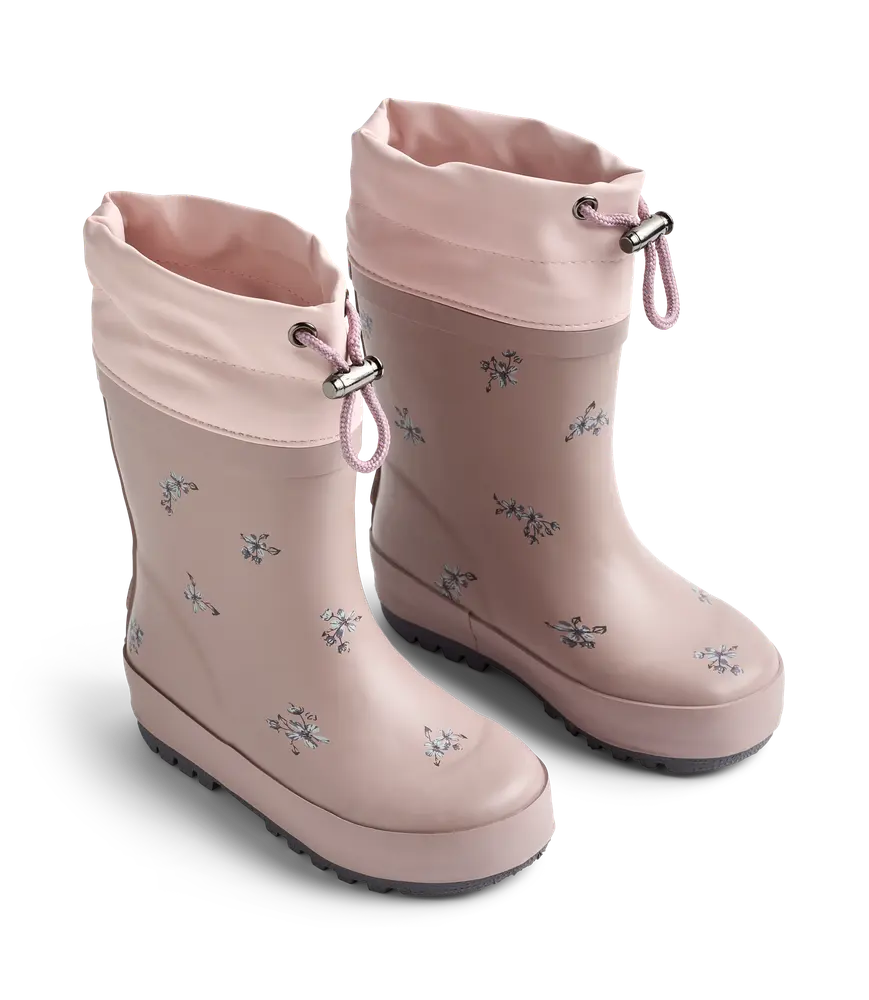 Termostøvle M. Print Dry Rose Flowers 32 fra Wheat