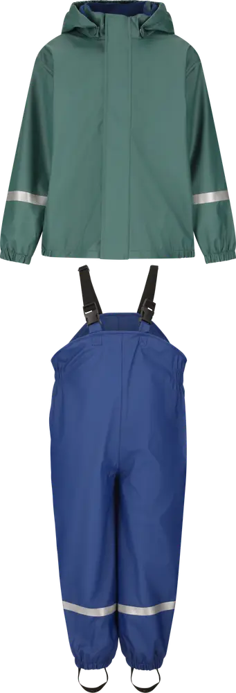 Eigil Regntøj Fleece   Mallard Green   98 fra Zig Zag