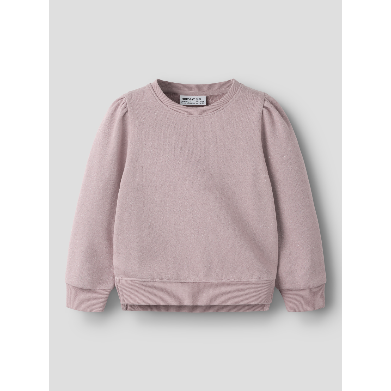 Sweat Trøje Til Mini Pige Med Glimmer   92 fra Name It