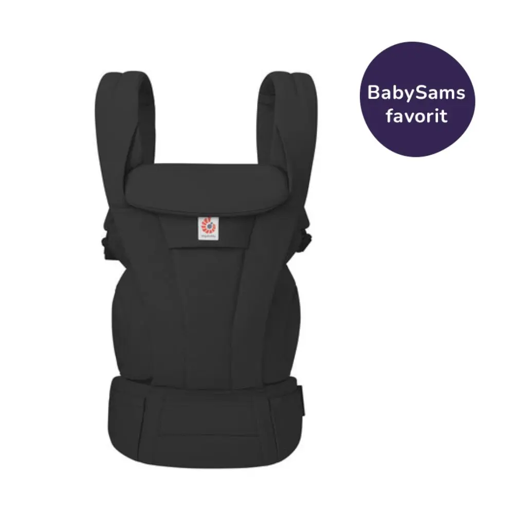 Omni Deluxe Bæresele Bomuld   Onyx Black fra Ergobaby