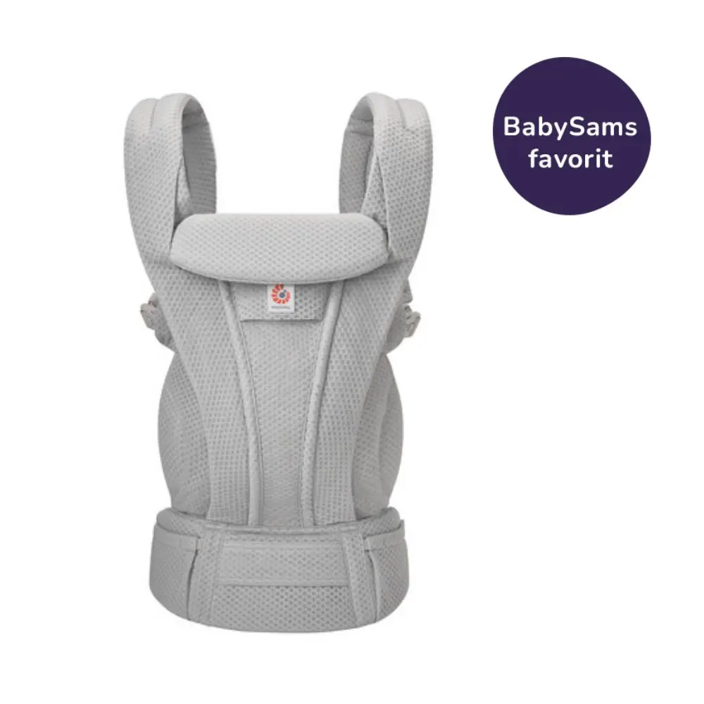 Omni Deluxe Bæresele Mesh Pearl Grey fra Ergobaby