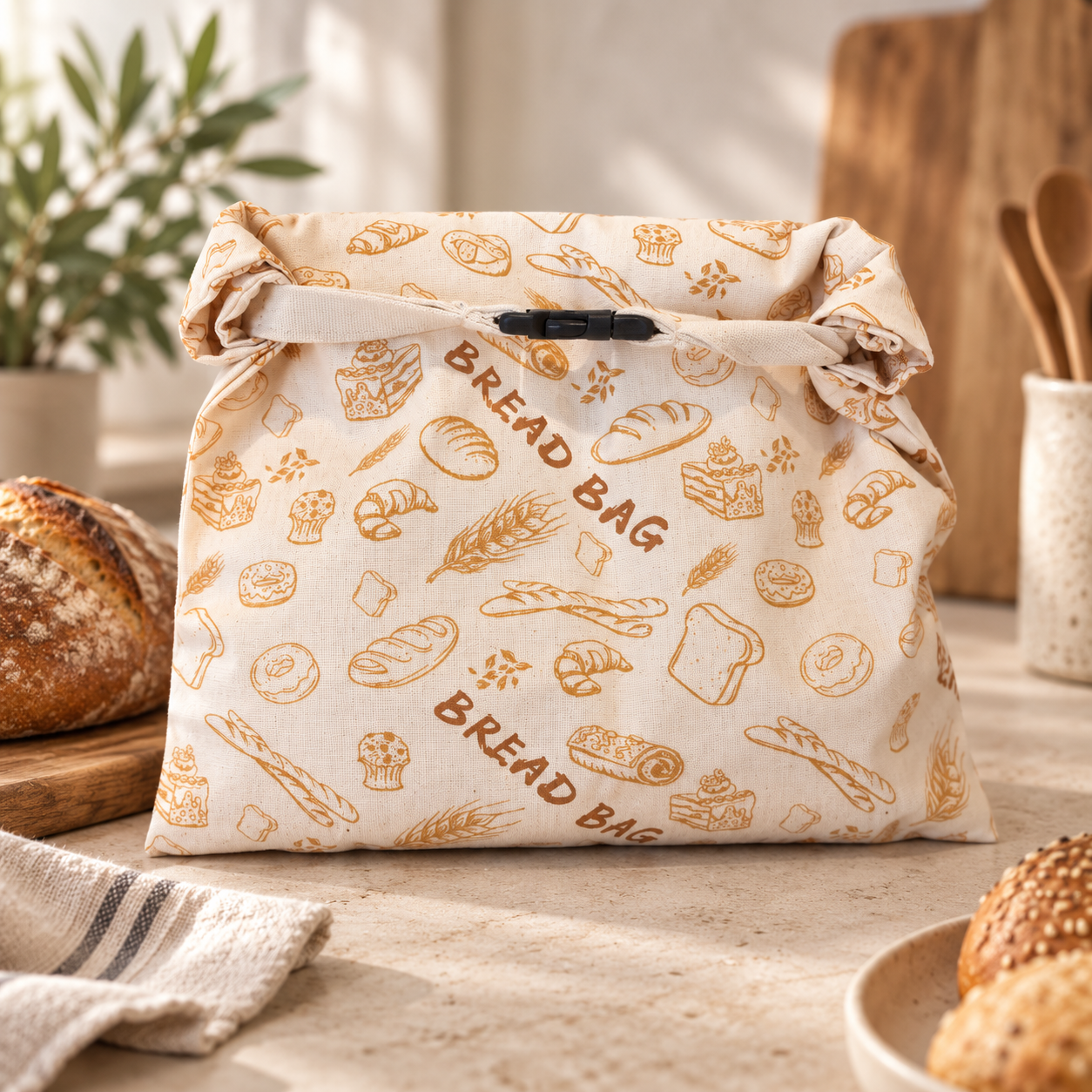 Bivoks Brødpose  Et Naturligt Alternativ Til Plastik   Bread Bag fra Mammu
