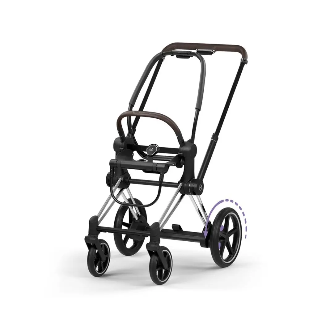 Epriam Style Stel Inkl. Sæderamme   Chrome Brown fra Cybex