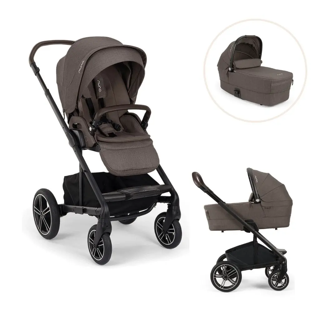 Mixx Next Klapvogn Inkl. Liggedel   Chestnut fra Nuna