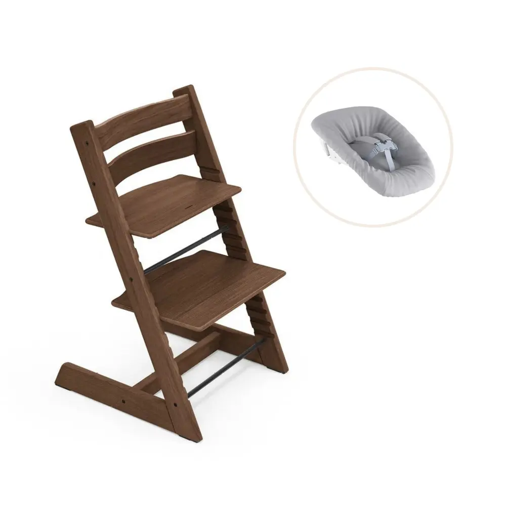 Tripp Trapp Højstol Eg Warm Brown Inkl. Newborn Sæt fra Tripp Trappâ®