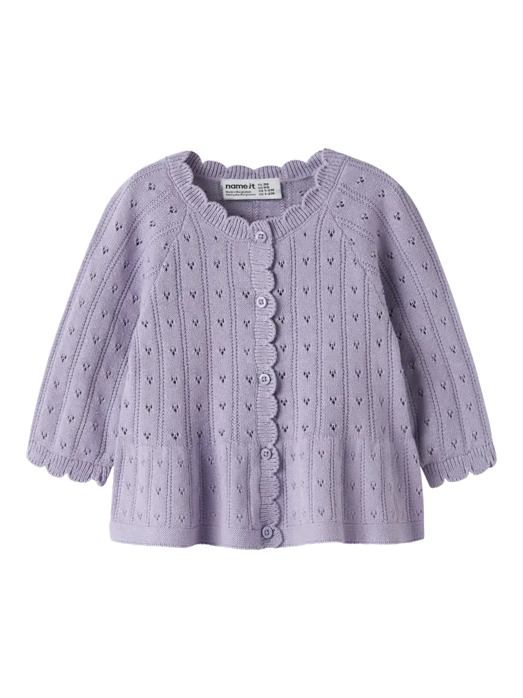 Oxenia Cardigan   Heirloom Lilac   50 fra Name It