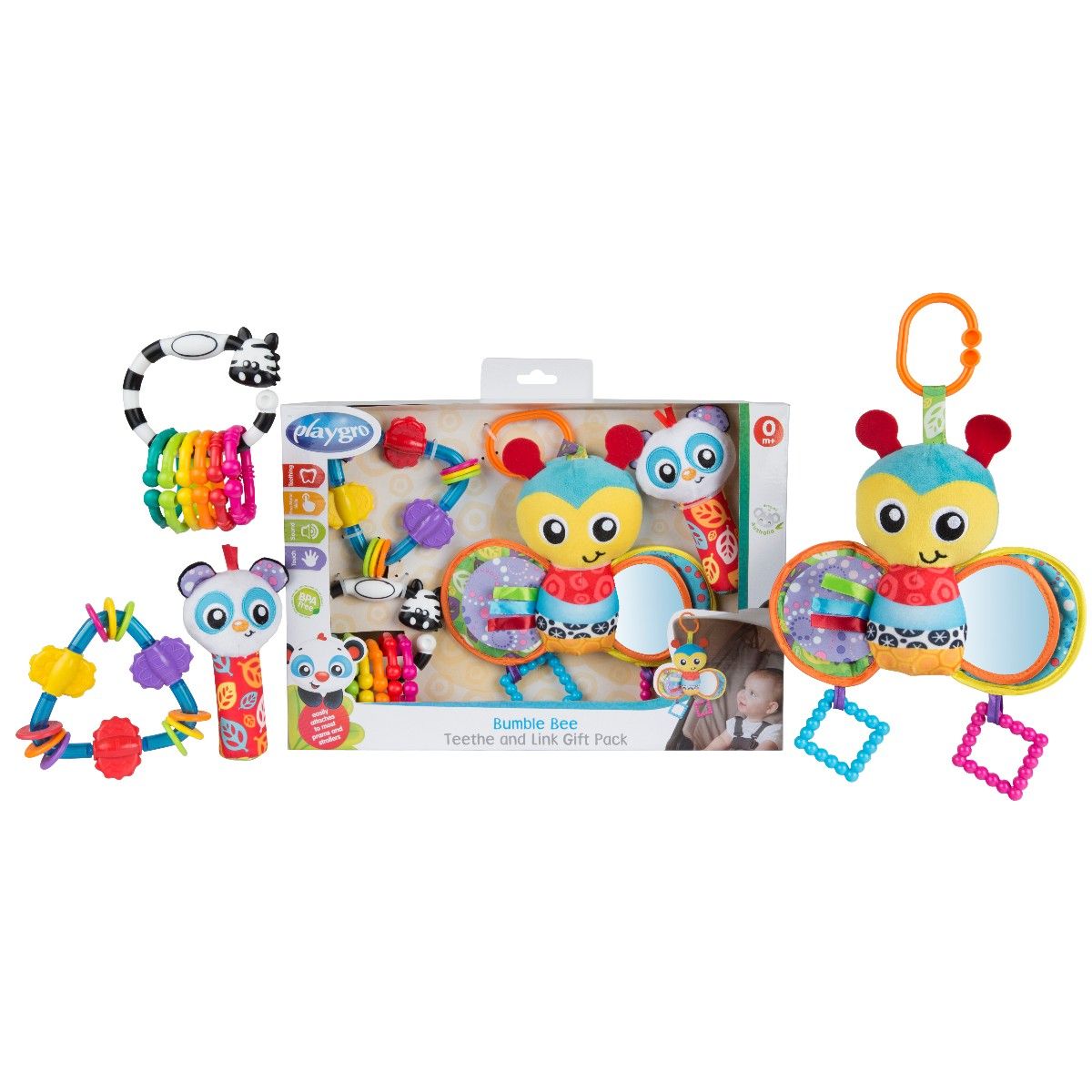 Bumble Bee Teethe And Link fra Playgro