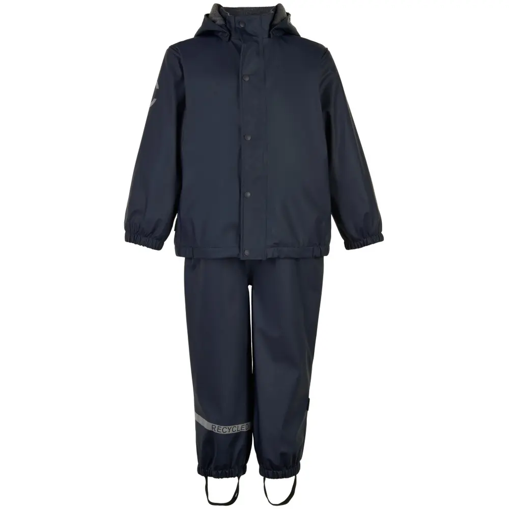 Mikk Line Regntøj Med Fleece   Blue Nights   74 fra Mikk-line