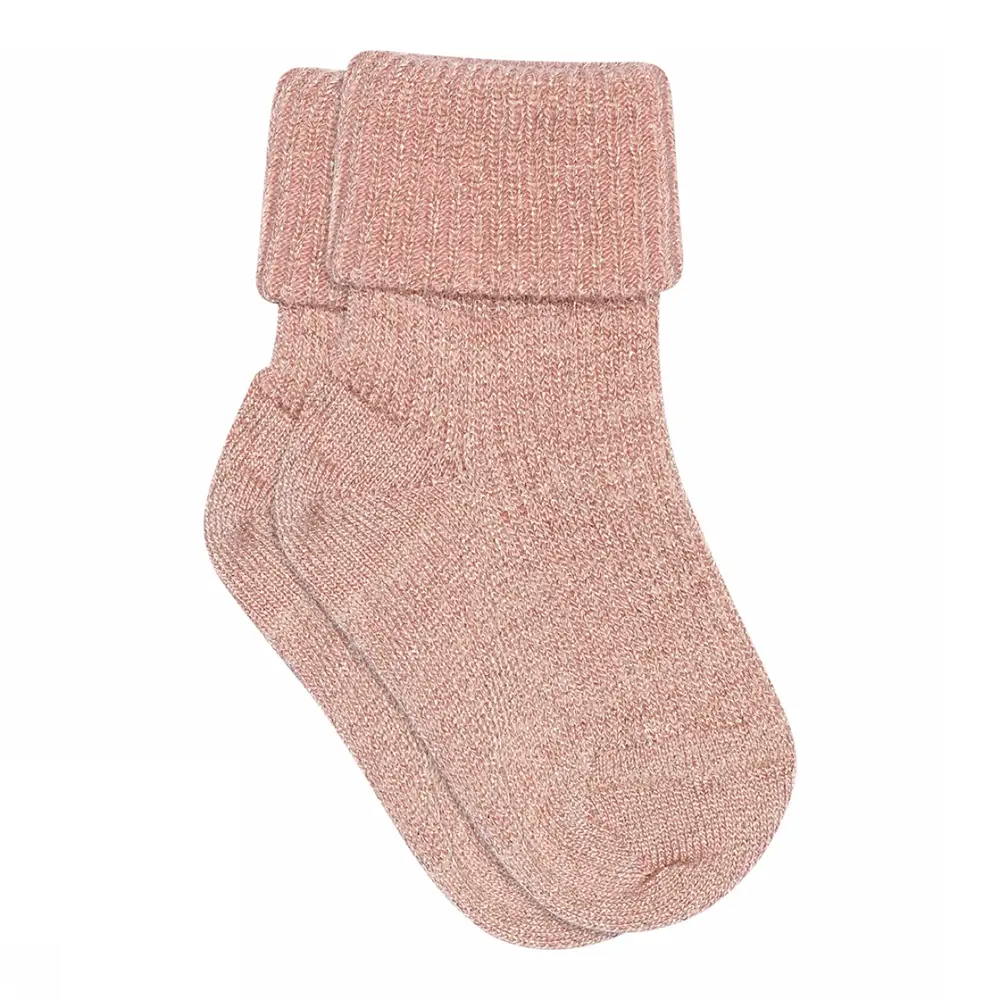 Ida Glitter Strømper   Silver Pink   15 16 fra Mp Denmark