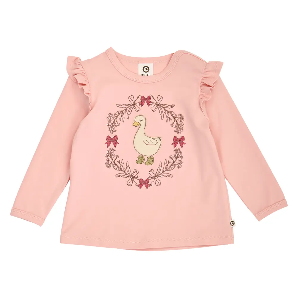Heritage Bluse M. Flæser   Blush   92 fra Müsli