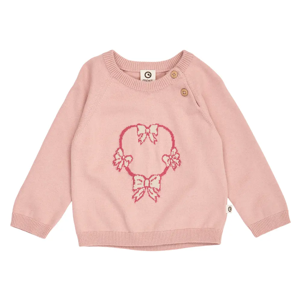 Love Sweater   Blush   92 fra Müsli