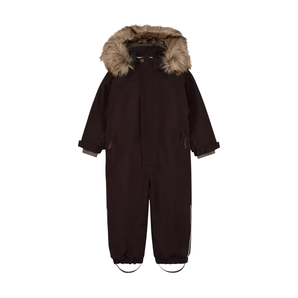 Flyverdragt M. Fake Fur Coffee Bean 116 fra En Fant