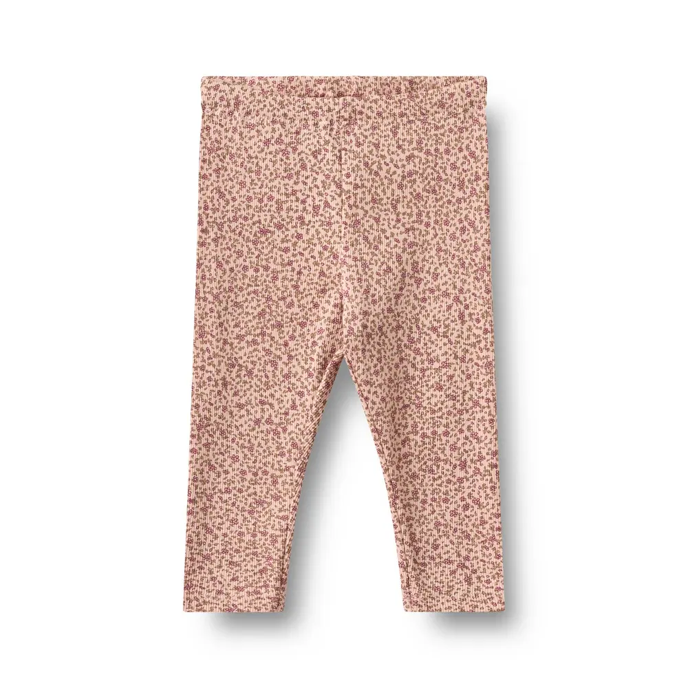 Jules Jersey Leggings   Dime Rose Small Flowers   92 fra Wheat