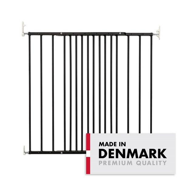 Babydan Multidan Sikkerhedsgitter   Sort, 62,5 106,8 Cm fra Baby Dan