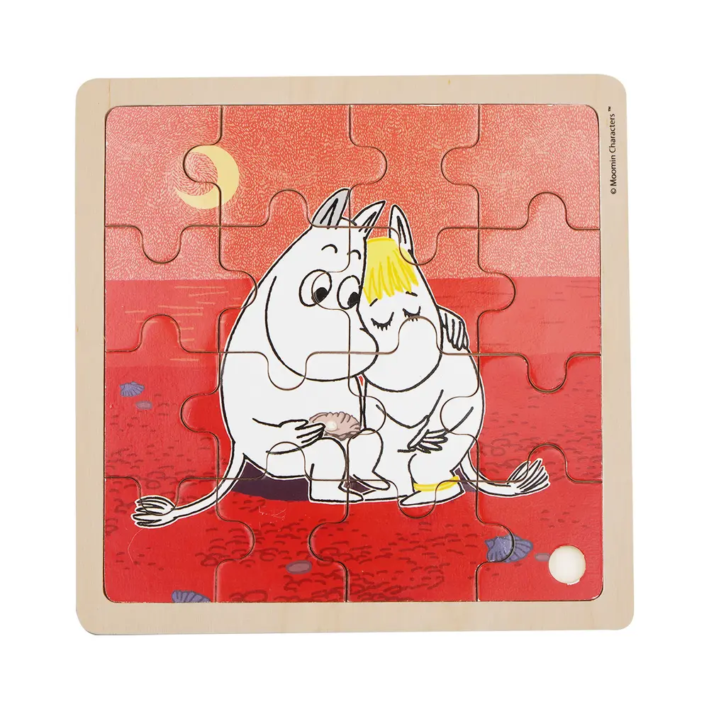 Framed Wooden Puzzle   Carring fra Moomin