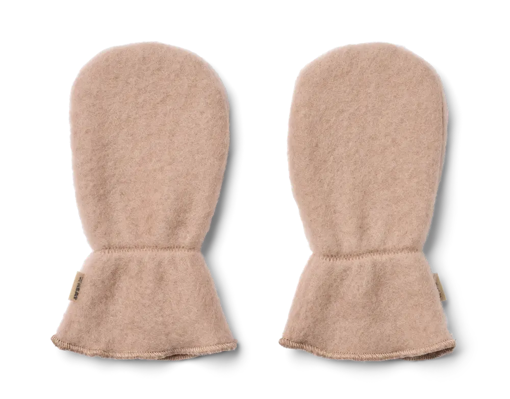 Jay Uld Fleece Luffer   Pale Lilac   Onesize fra Wheat