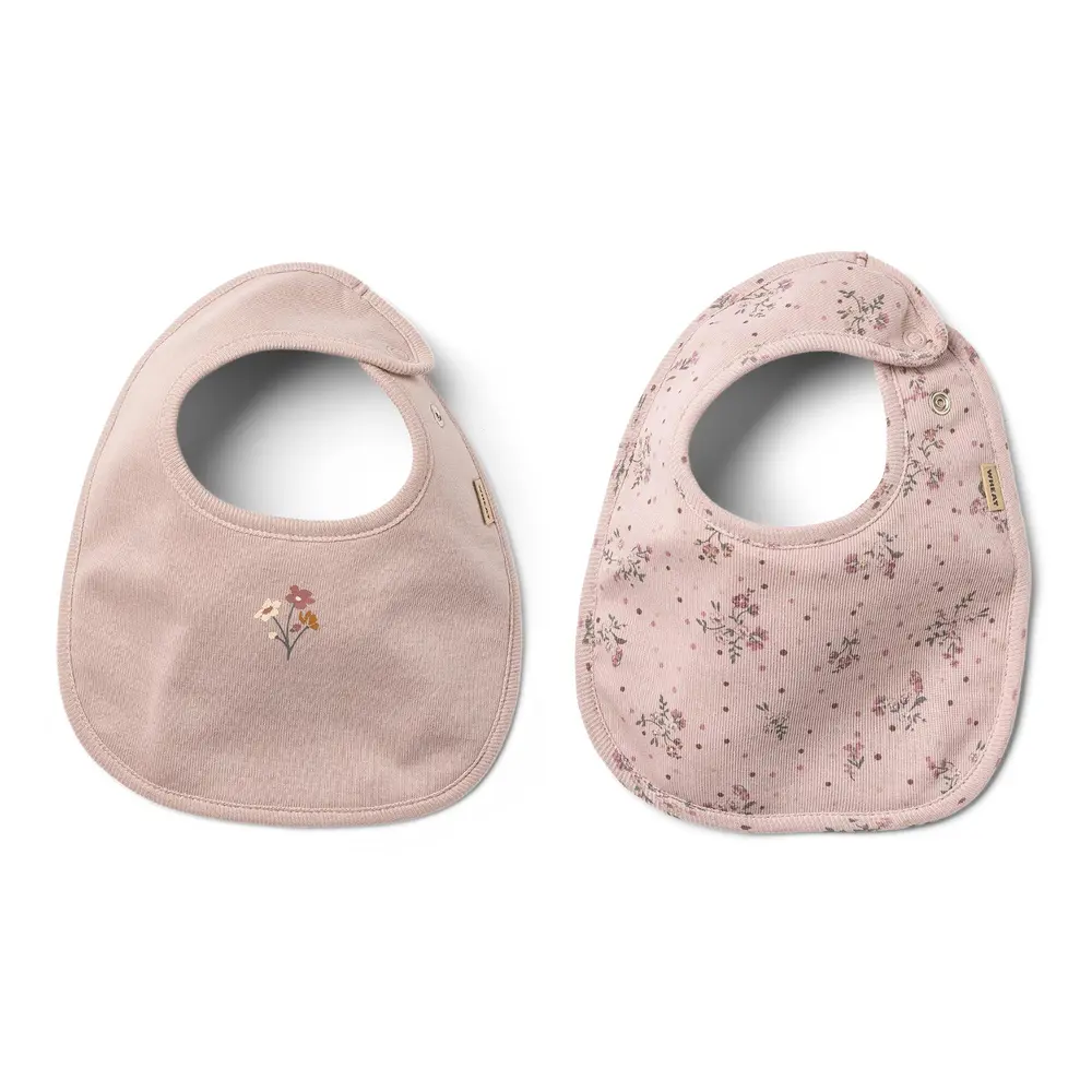 Taylor Savlesmække 2 Pak   Lilac Flowers   Onesize fra Wheat