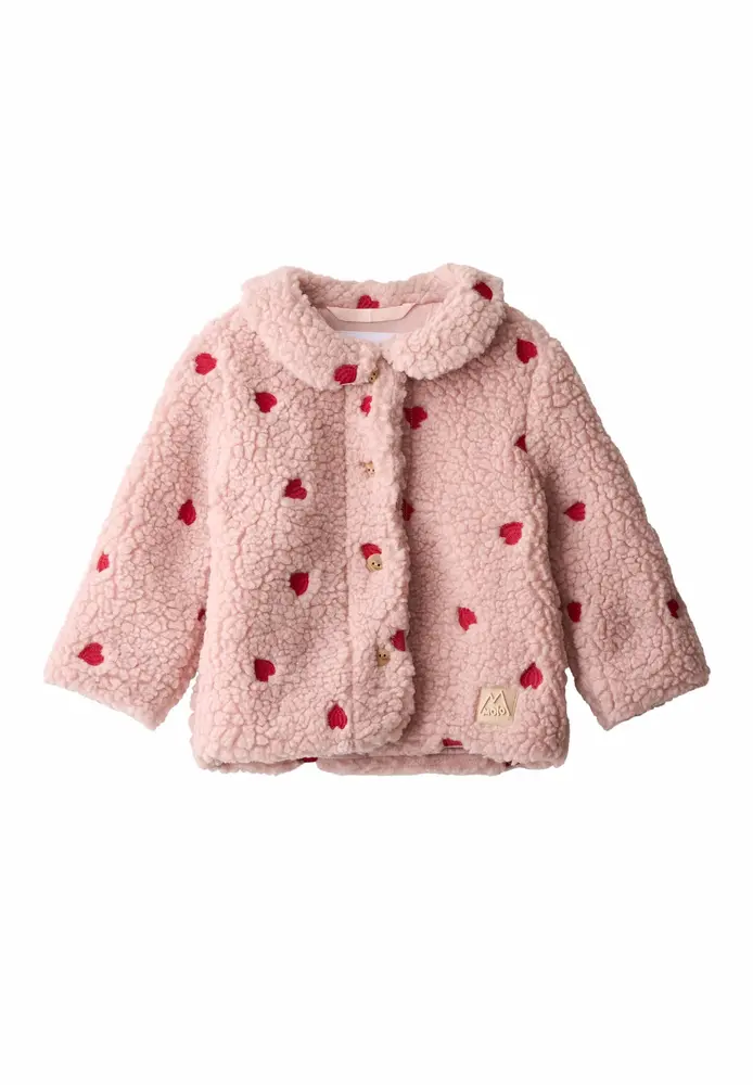 Ummi Fleece Jakke   Red Hearts Soft   62 fra Molo