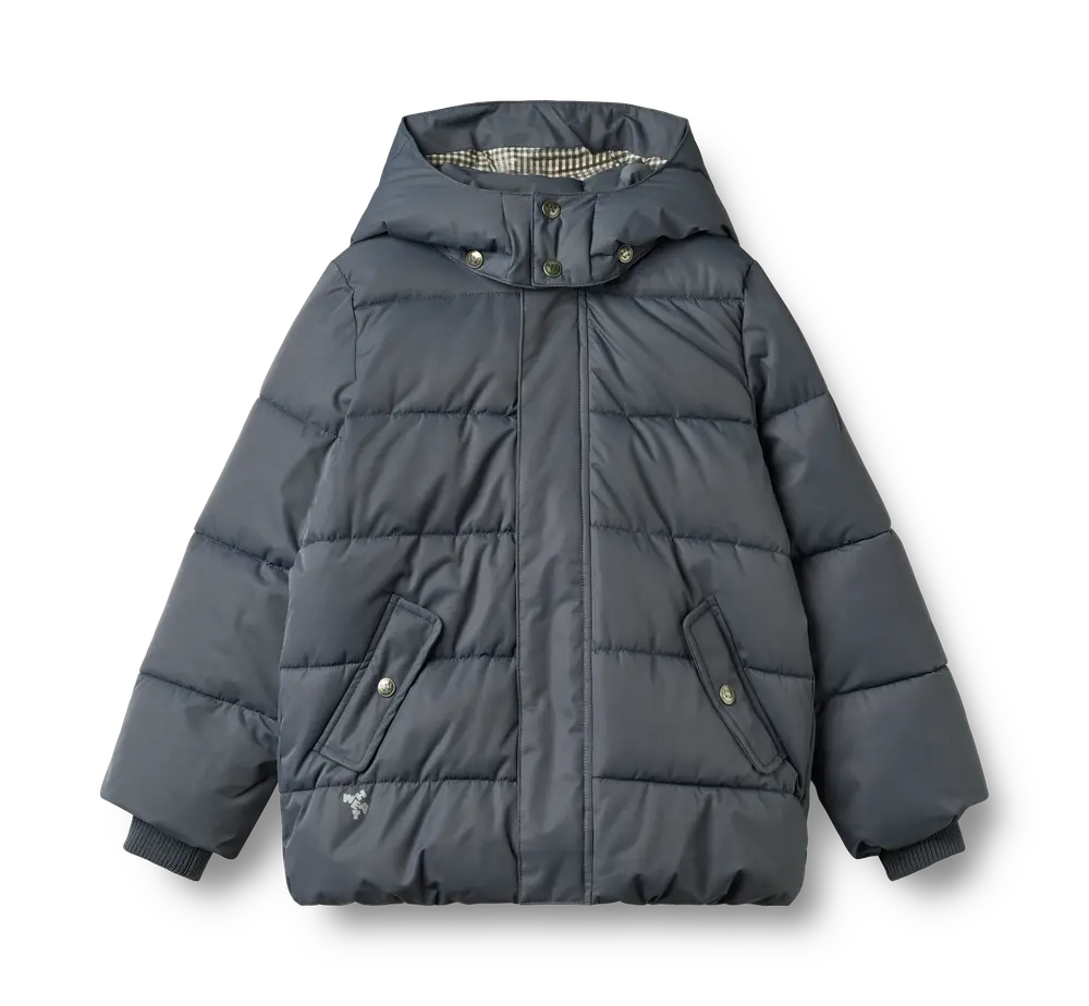 Gael Puffer Jakke   Greyblue   128 fra Wheat
