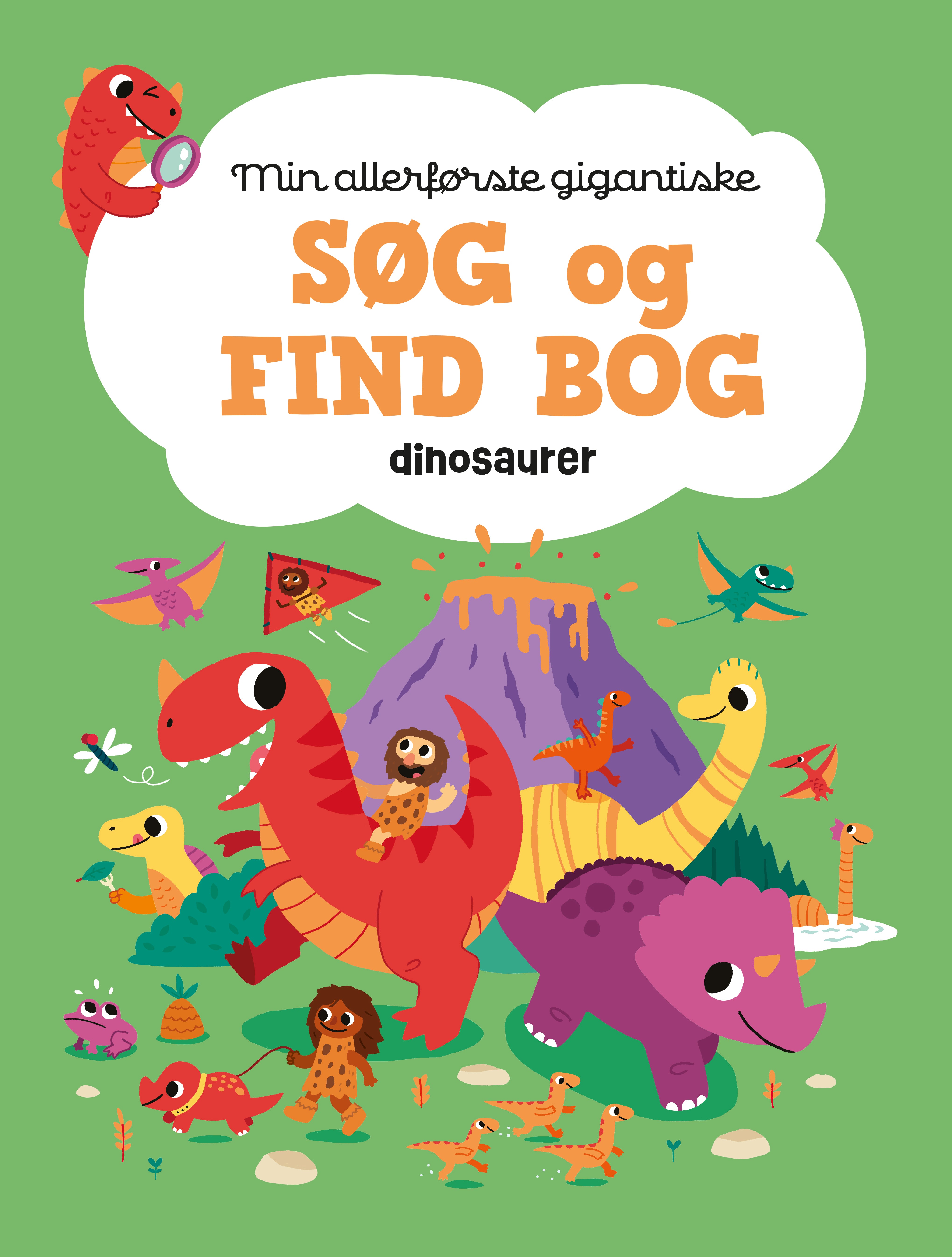 Min Allerførste Gigantiske Søg Og Find   Dinosaurer fra Globe