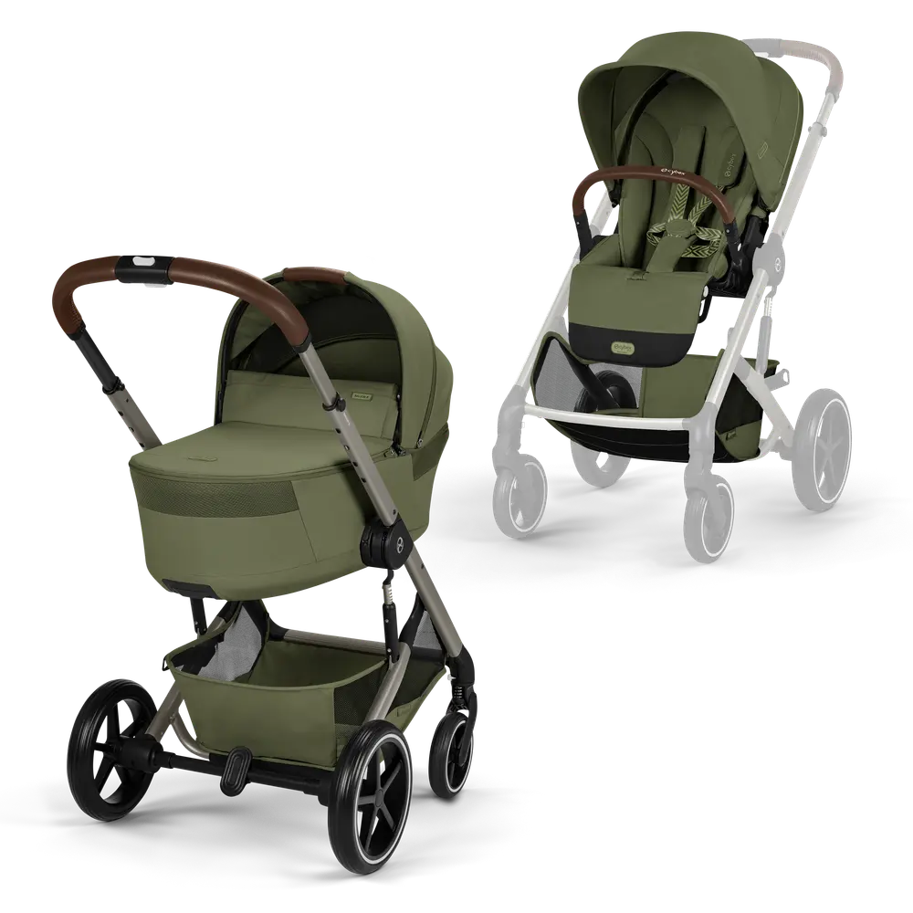 Balios S Lux Inkl. Foldbar Liggedel Moss Green fra Cybex