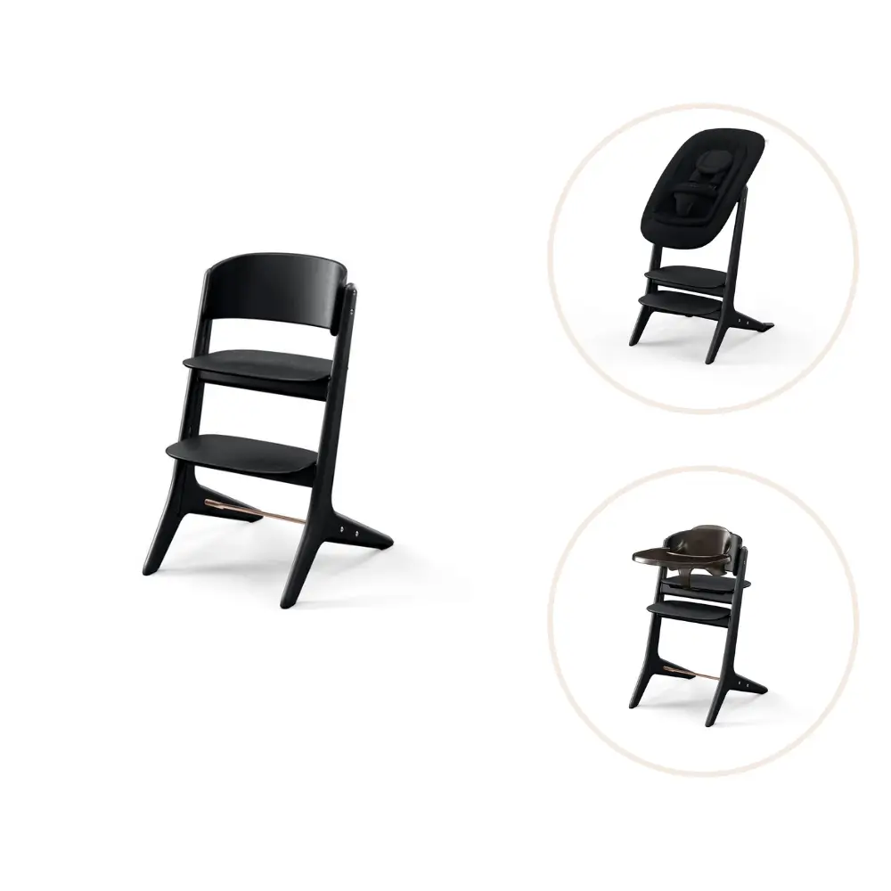 Lemo Platinum 4in1 Set Højstol   Black Rose Gold fra Cybex