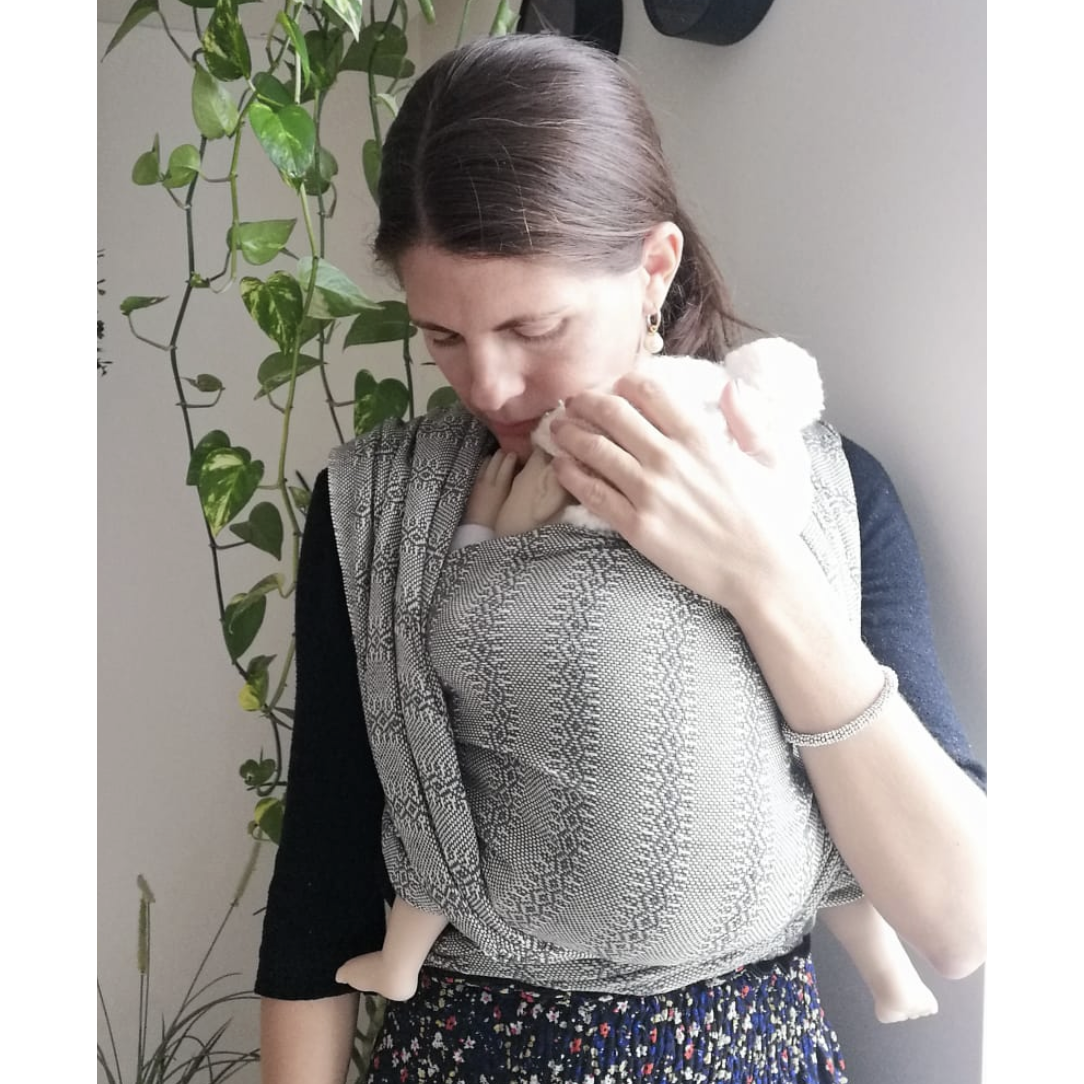 Rebozo Håndvævet Babyslynge Emma   Grey fra Rebozo Copenhagen