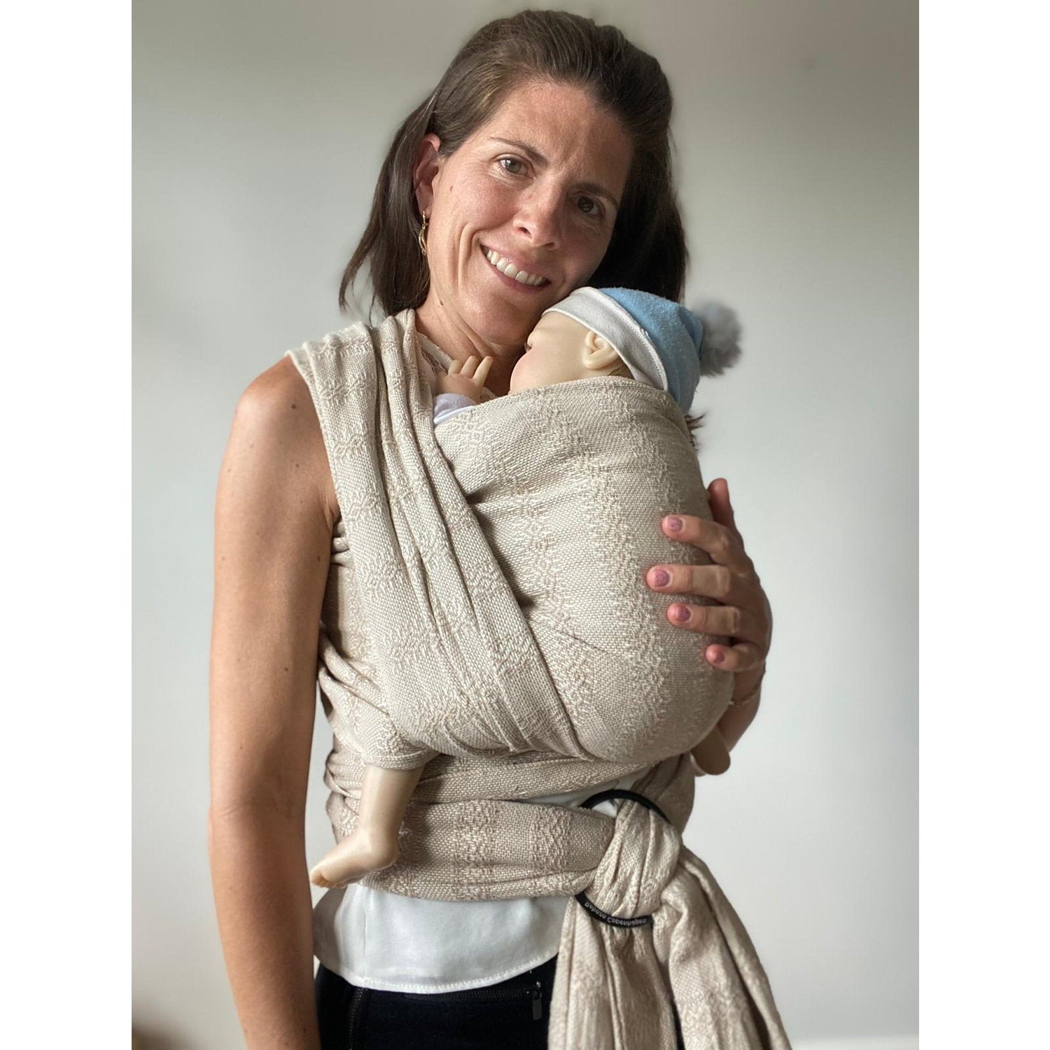 Rebozo Håndvævet Fastvikle Emma   Sand fra Rebozo Copenhagen