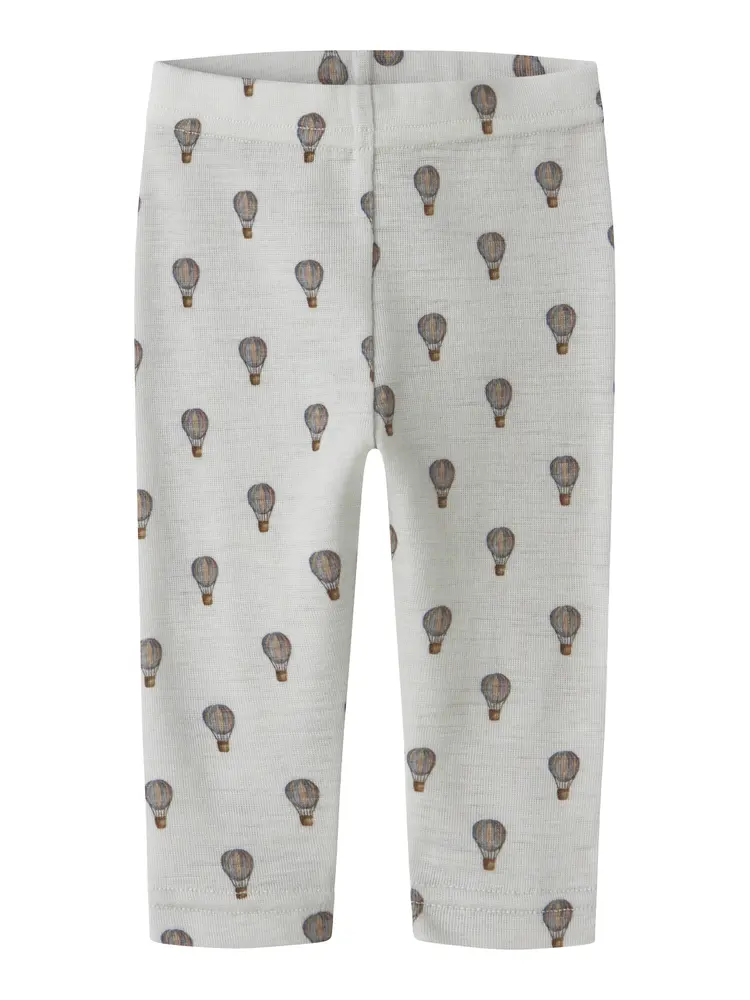 Noel Nor Uld Leggings Oyster Mushroom 86 fra Lil' Atelier