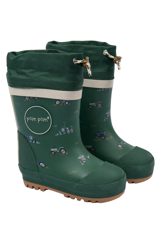 Brynn Termo Gummistøvler   Trekking Green Tractor    25 fra Pompom