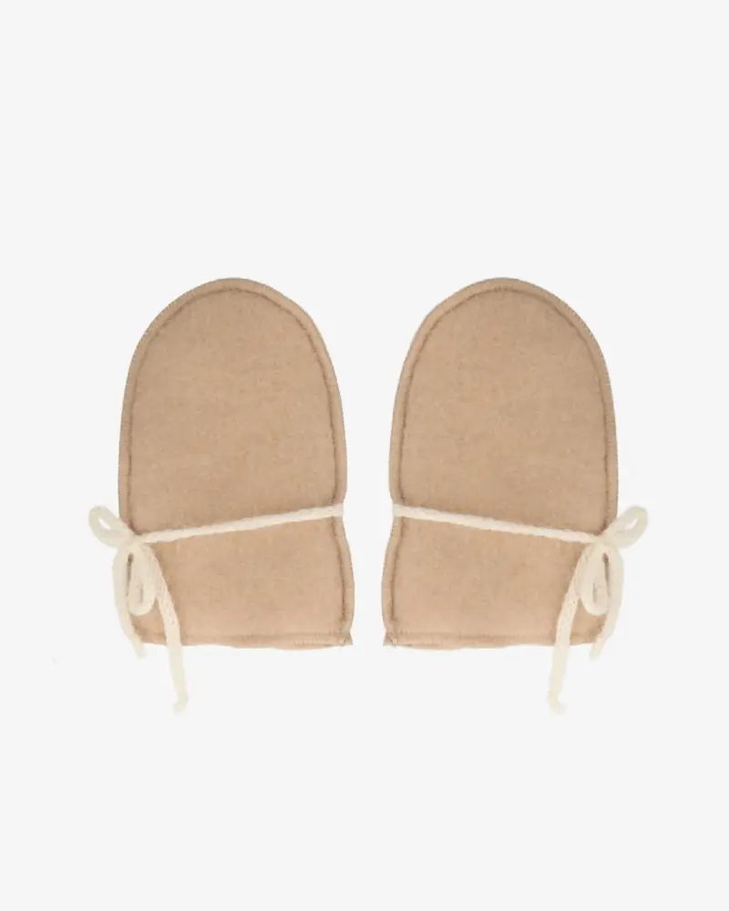 Uldvanter   Beige   0 3 Mdr. fra Cozy Sheep