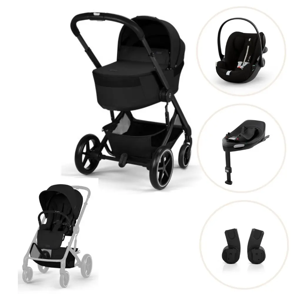 Balios Kombivogn Inkl.   Cloud G3 Og Base G3   Moon Black fra Cybex