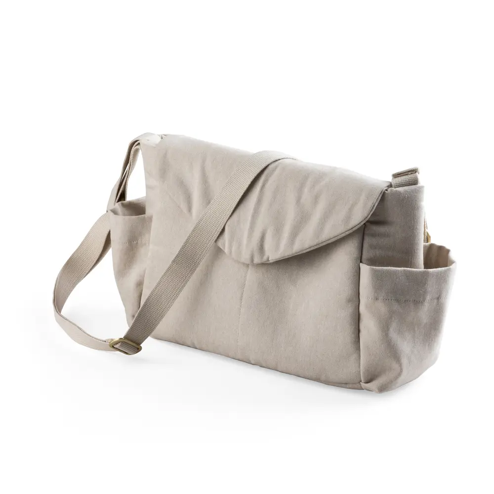 On The Go Mini Pusletaske   Morning Beige Melange fra Sebra